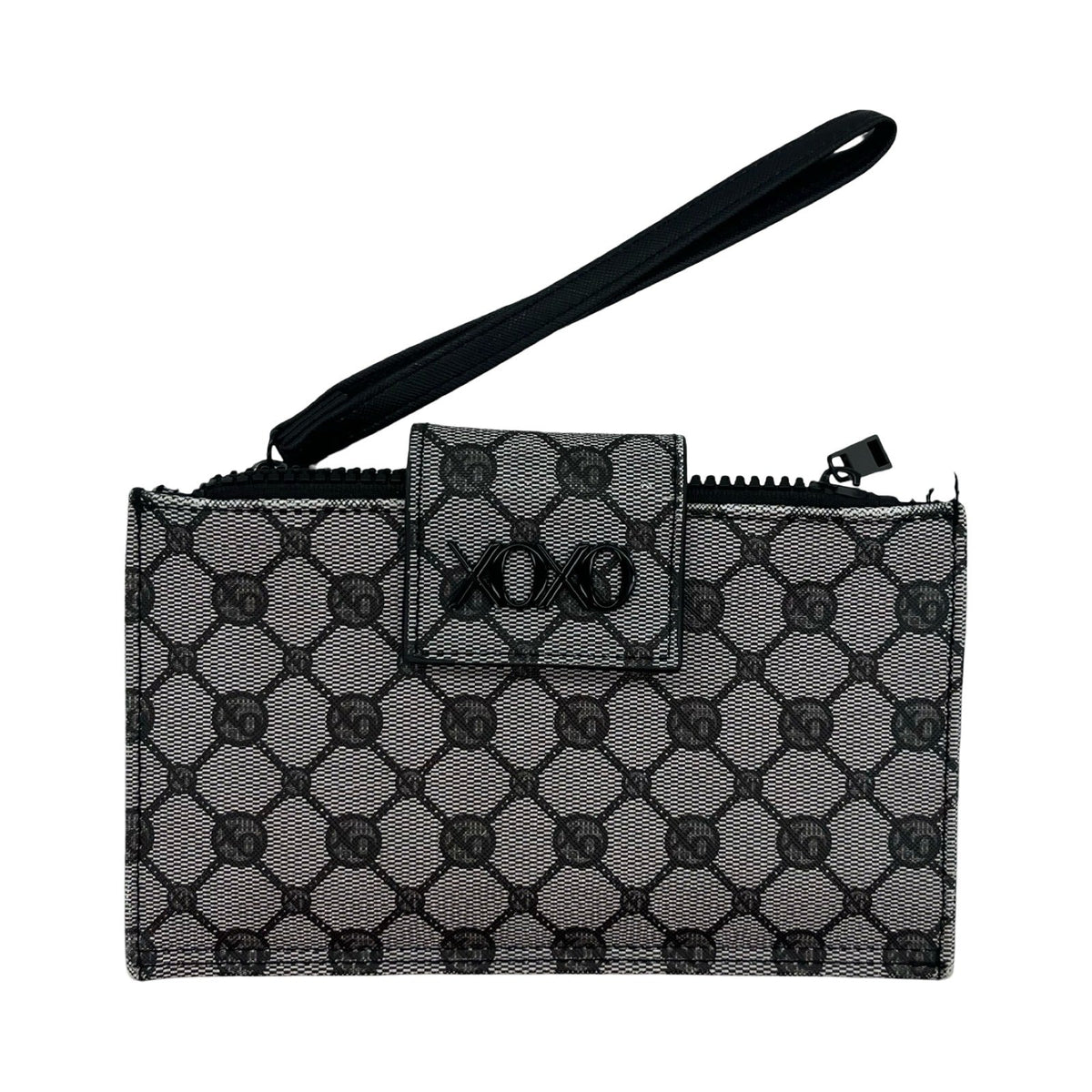 Wristlet By Clothes Mentor In Grey, Size:Medium
