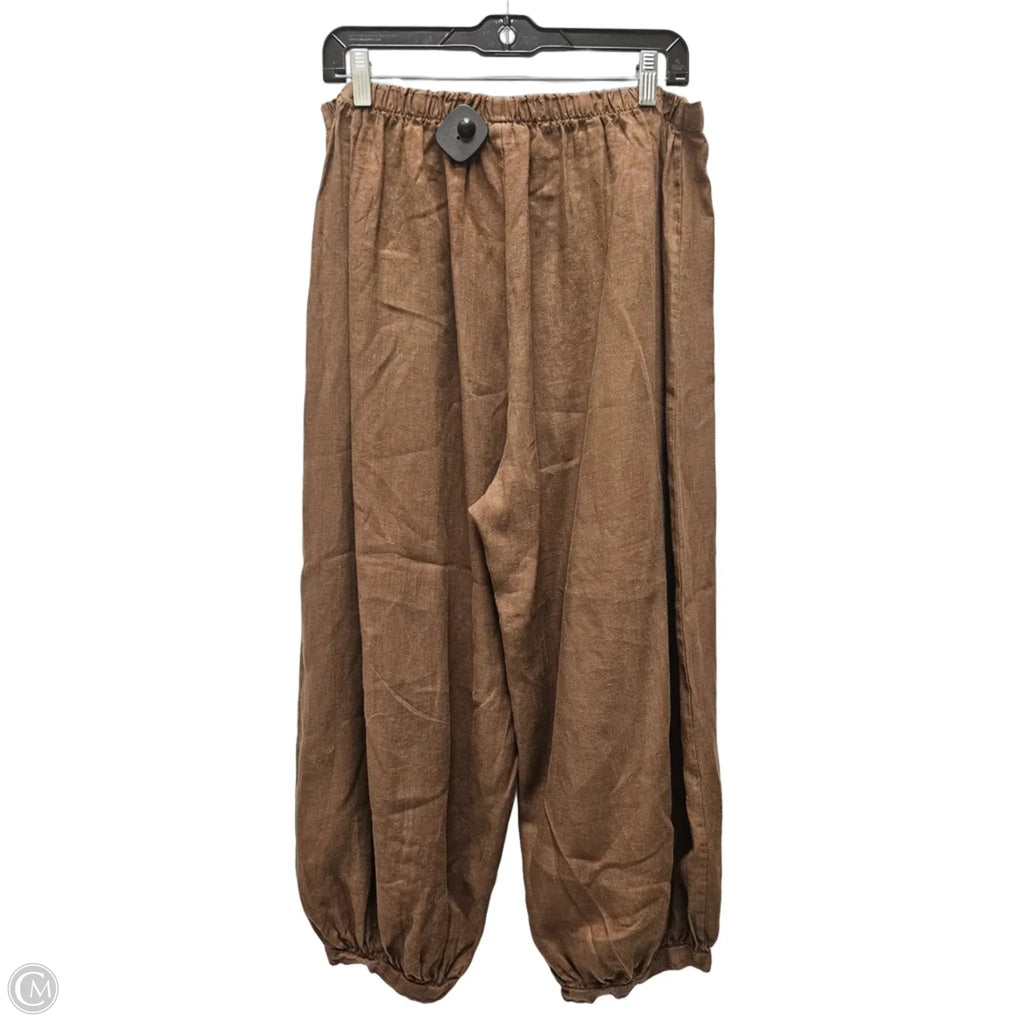 Pants Linen By Bryn Walker In Brown, Size: 12