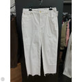 Jeans Wide Leg By J. Crew In White Denim, Size: 12
