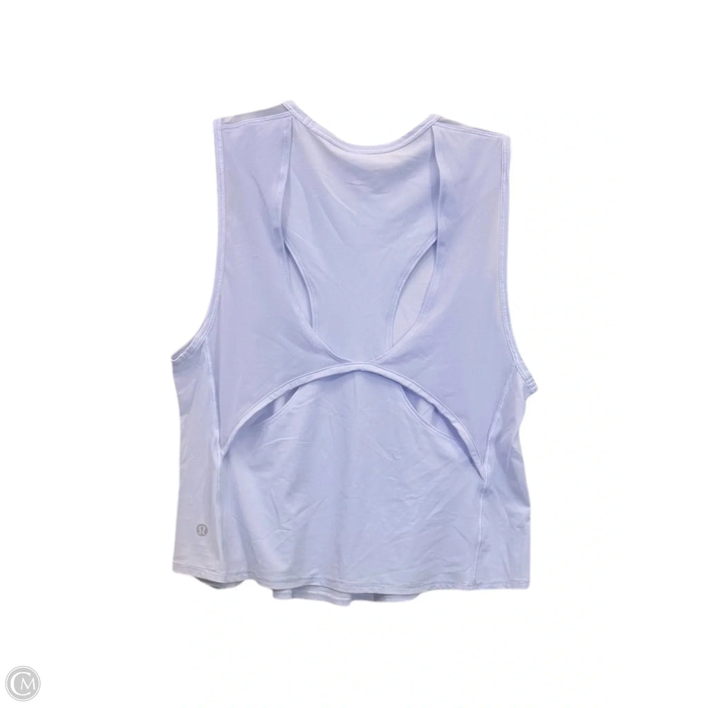 Athletic Tank Top By Lululemon In Purple, Size: 4