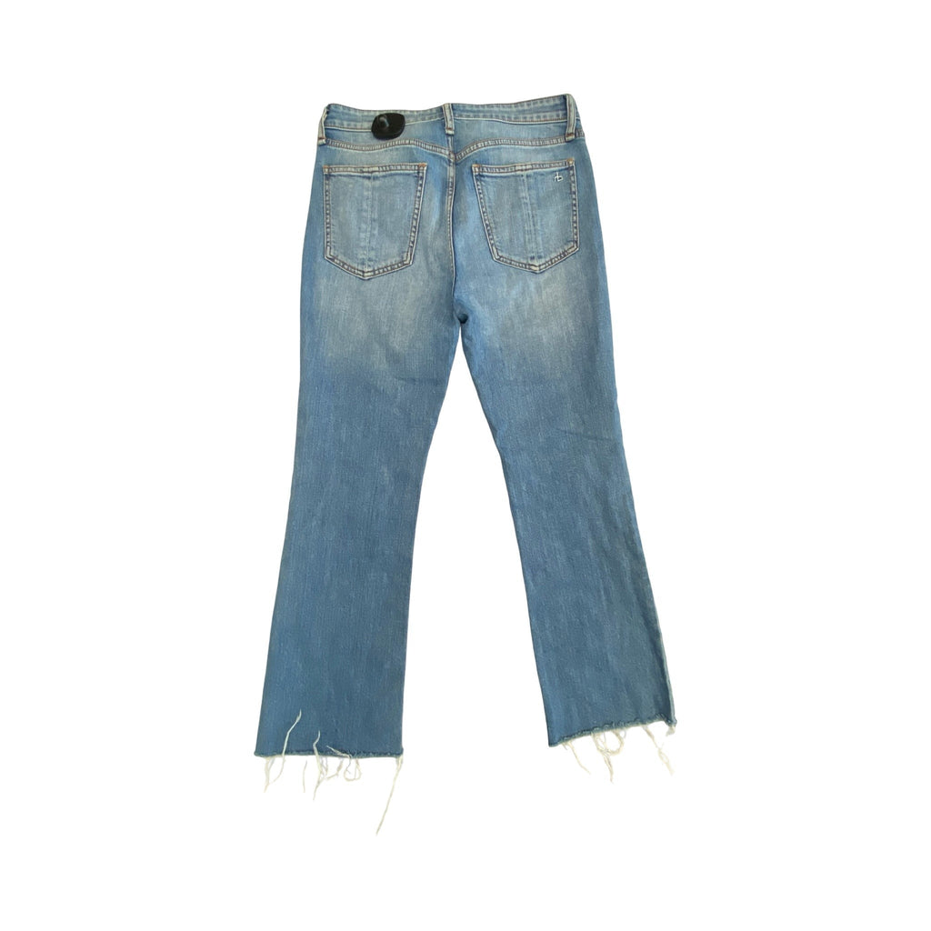 Jeans Flared By Rag And Bone In Blue Denim, Size:4