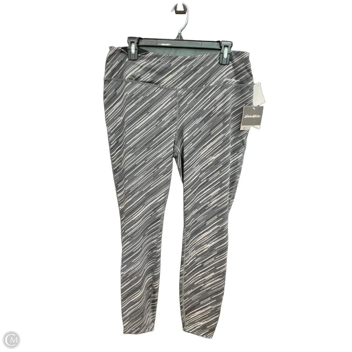 Athletic Leggings By Eddie Bauer In Grey, Size: Xl