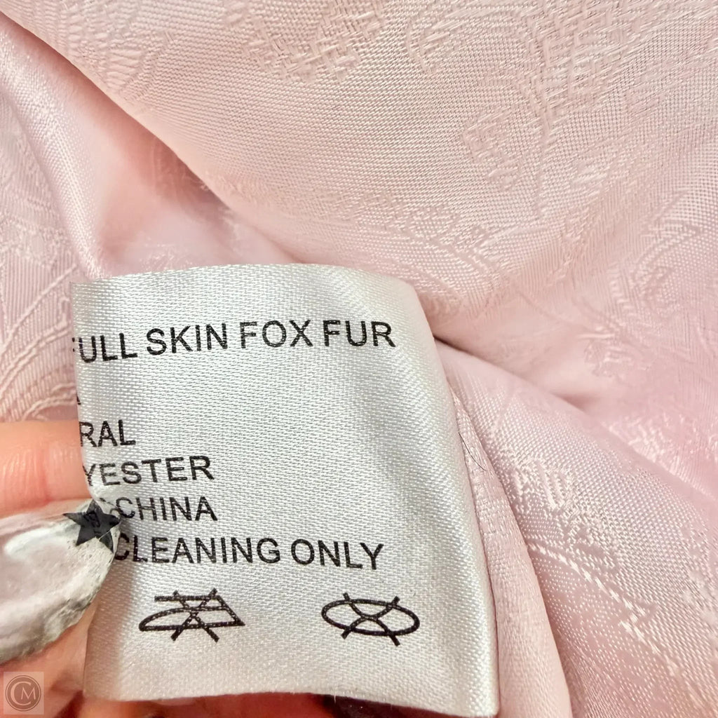 Vest Fur By Winter Fur In Pink, Size: M