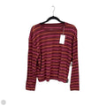 Top Long Sleeve By A New Day In Striped Pattern, Size: L
