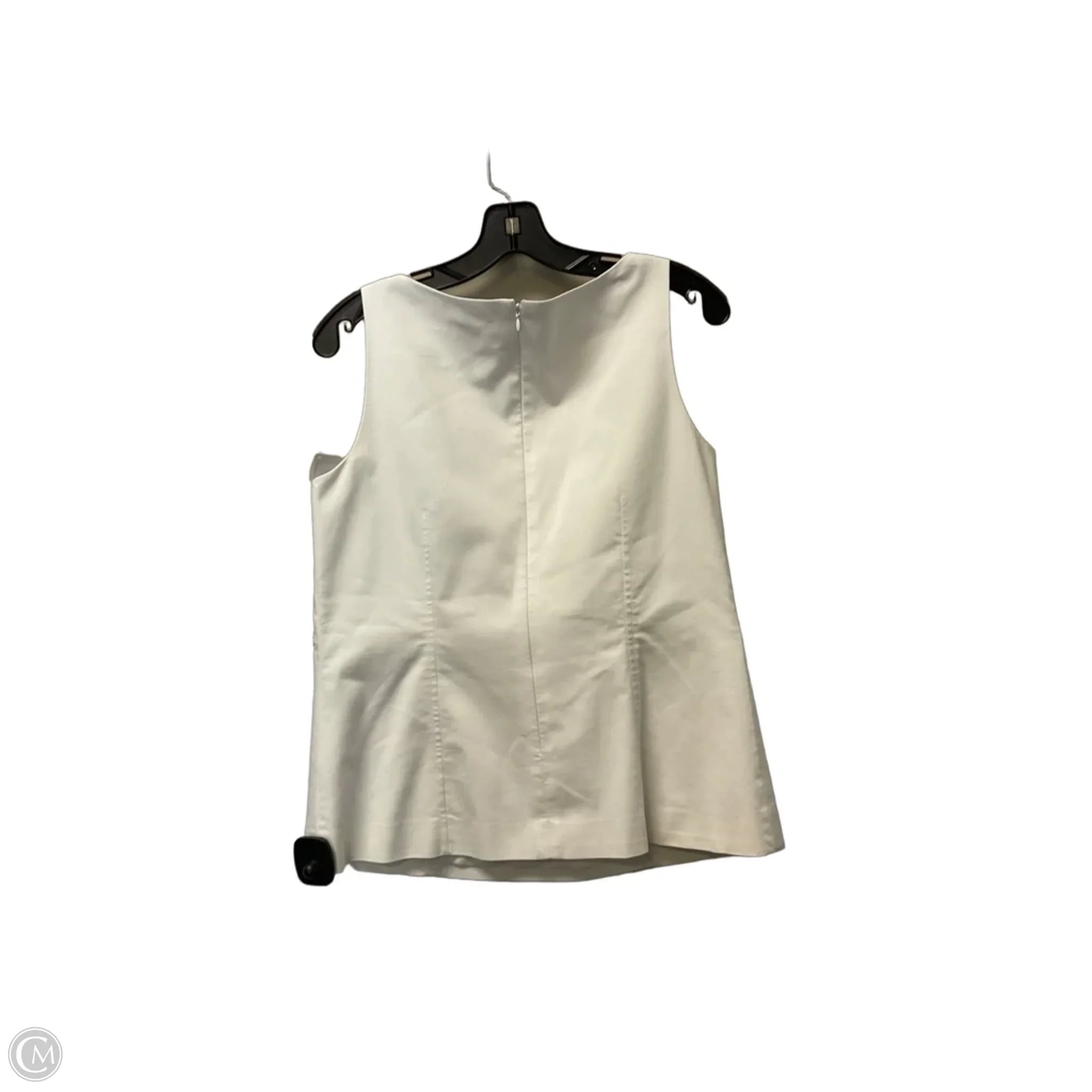 Top Sleeveless By Ann Taylor In White, Size: S
