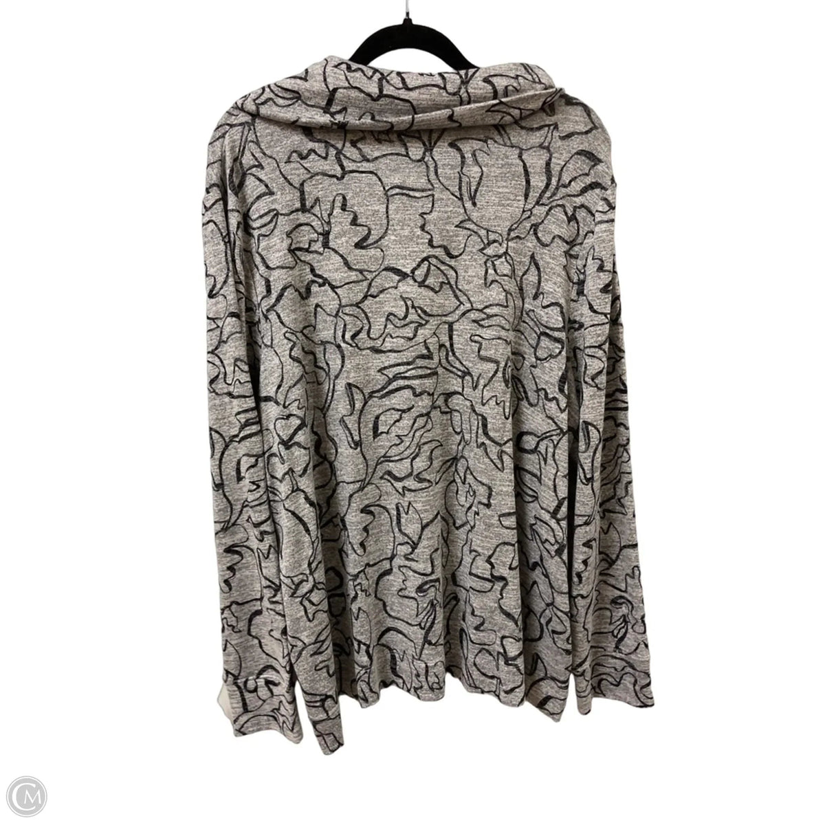 Sweater By Chicos In Grey, Size: 1x