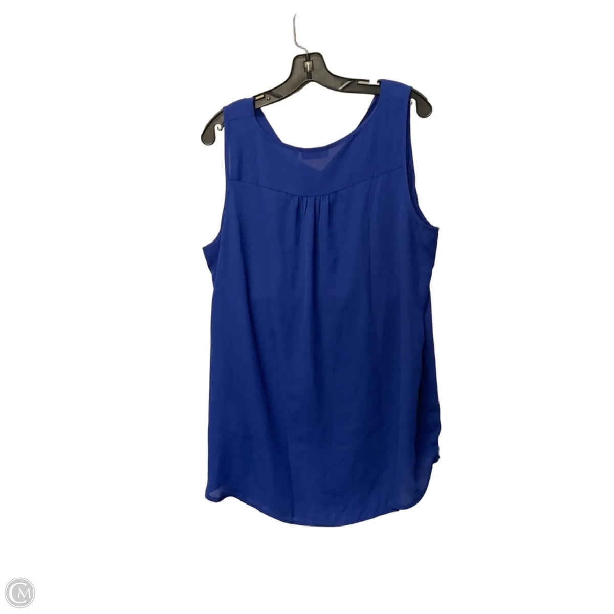 Top Sleeveless Basic By Apt 9 In Blue, Size: Xl