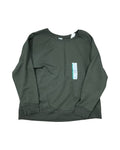Sweatshirt Crewneck By Time And Tru In Green, Size:Xl