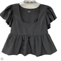 Top Short Sleeve By Express In Black, Size: Xs