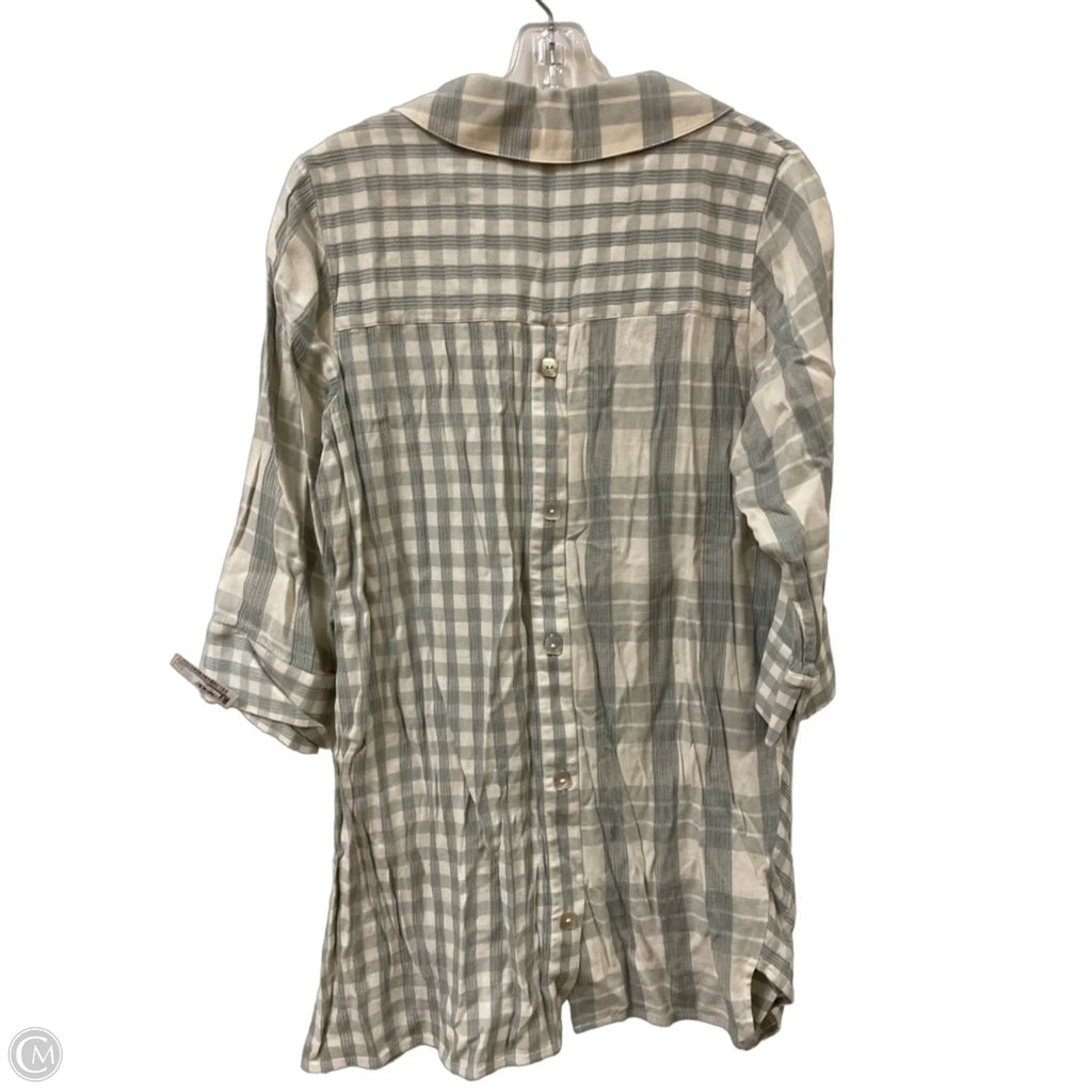 Tunic Long Sleeve By Soft Surroundings In Green, Size: S