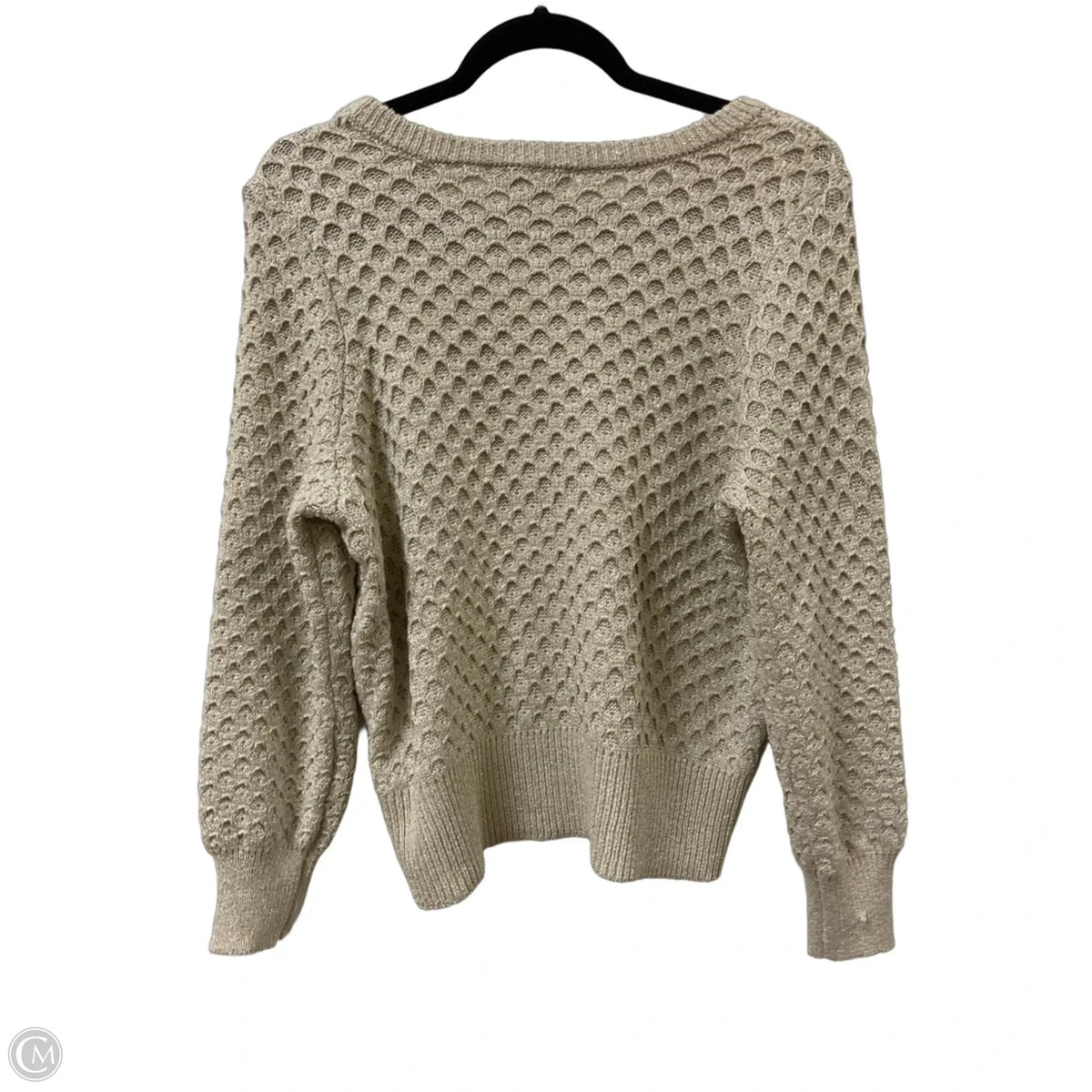 Sweater By Liz Claiborne In Gold, Size: Lp
