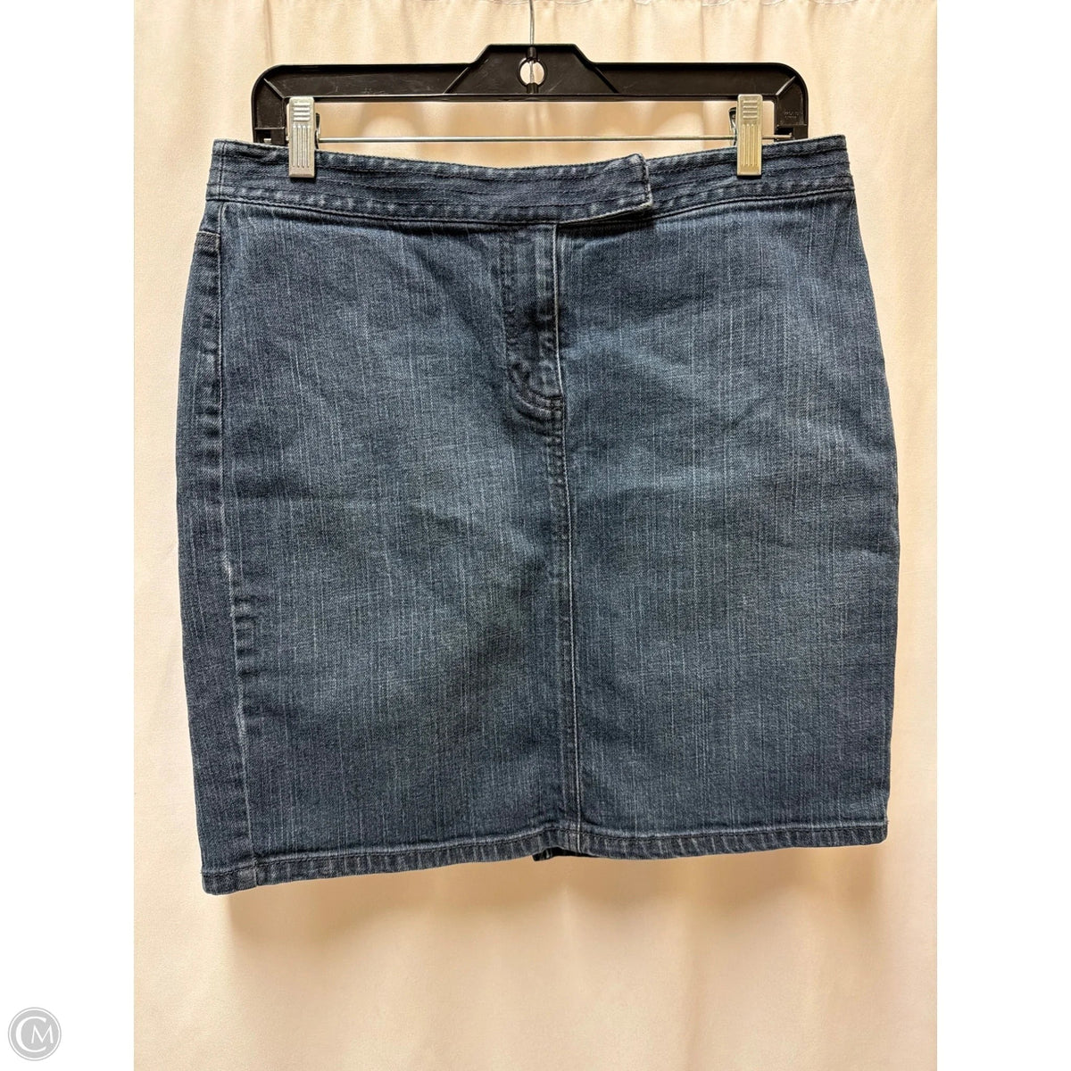 Skirt Mini & Short By Loft In Blue Denim, Size: 10p
