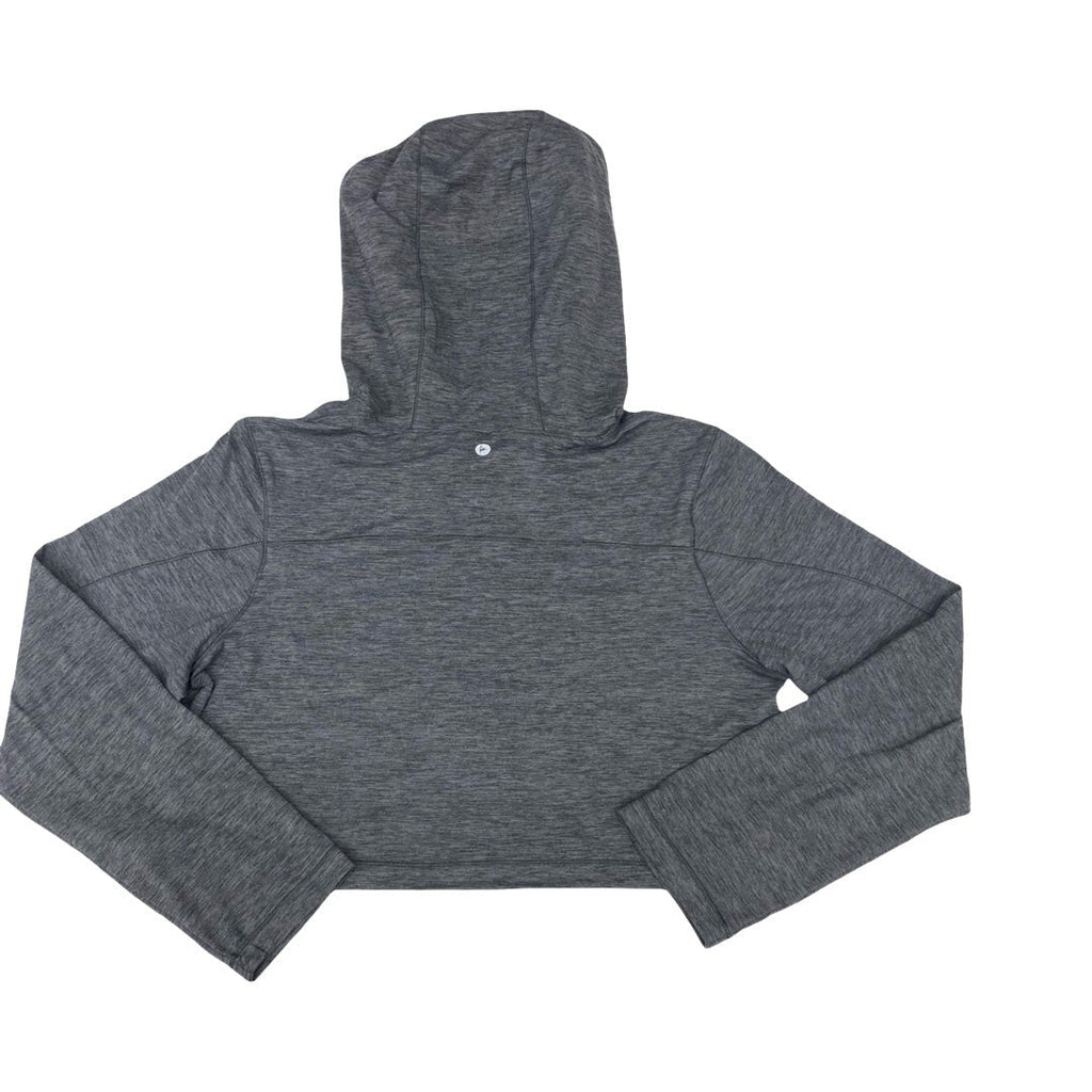 Athletic Top Ls Hoodie By 90 Degrees By Reflex In Grey, Size:M