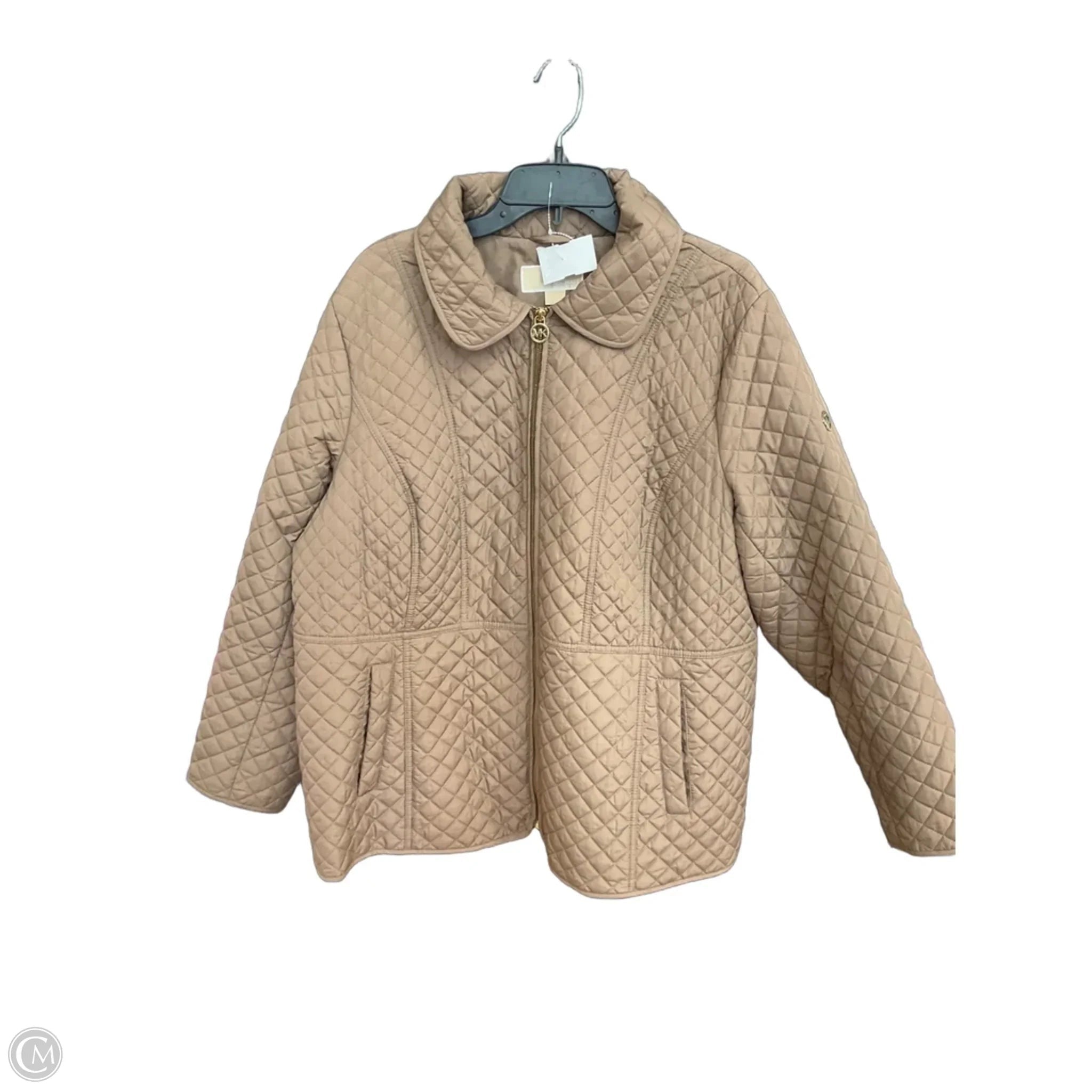 Coat Puffer & Quilted By Michael By Michael Kors In Brown, Size: 1x