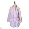 Jacket Windbreaker By Talbots In Pink, Size: L
