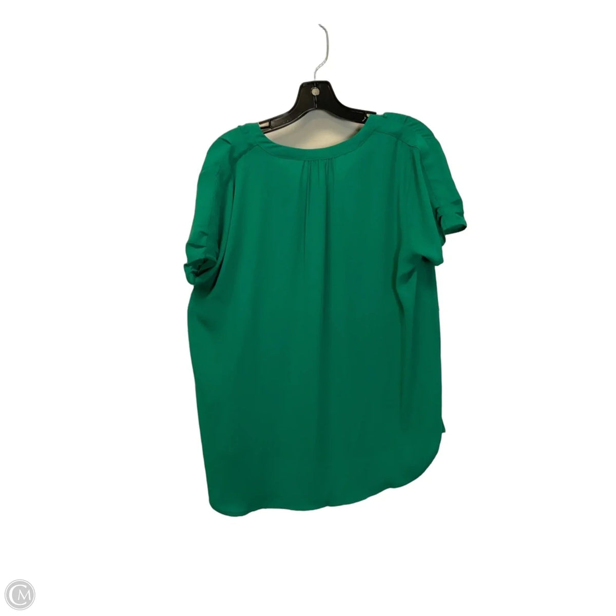 Top Short Sleeve Basic By Pleione In Green, Size: M