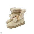 Boots Ankle Flats By Clothes Mentor In Beige, Size: 8