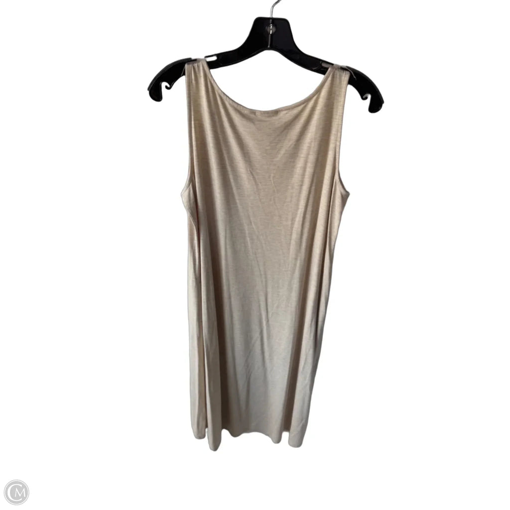 Dress Casual Midi By Logo In Tan, Size: L