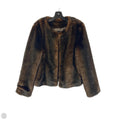 Jacket Faux Fur & Sherpa By Express In Brown, Size: L