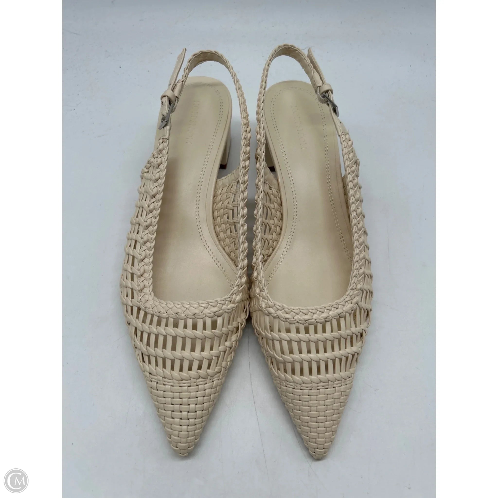 Shoes Heels Block By Nordstrom In Cream, Size: 7