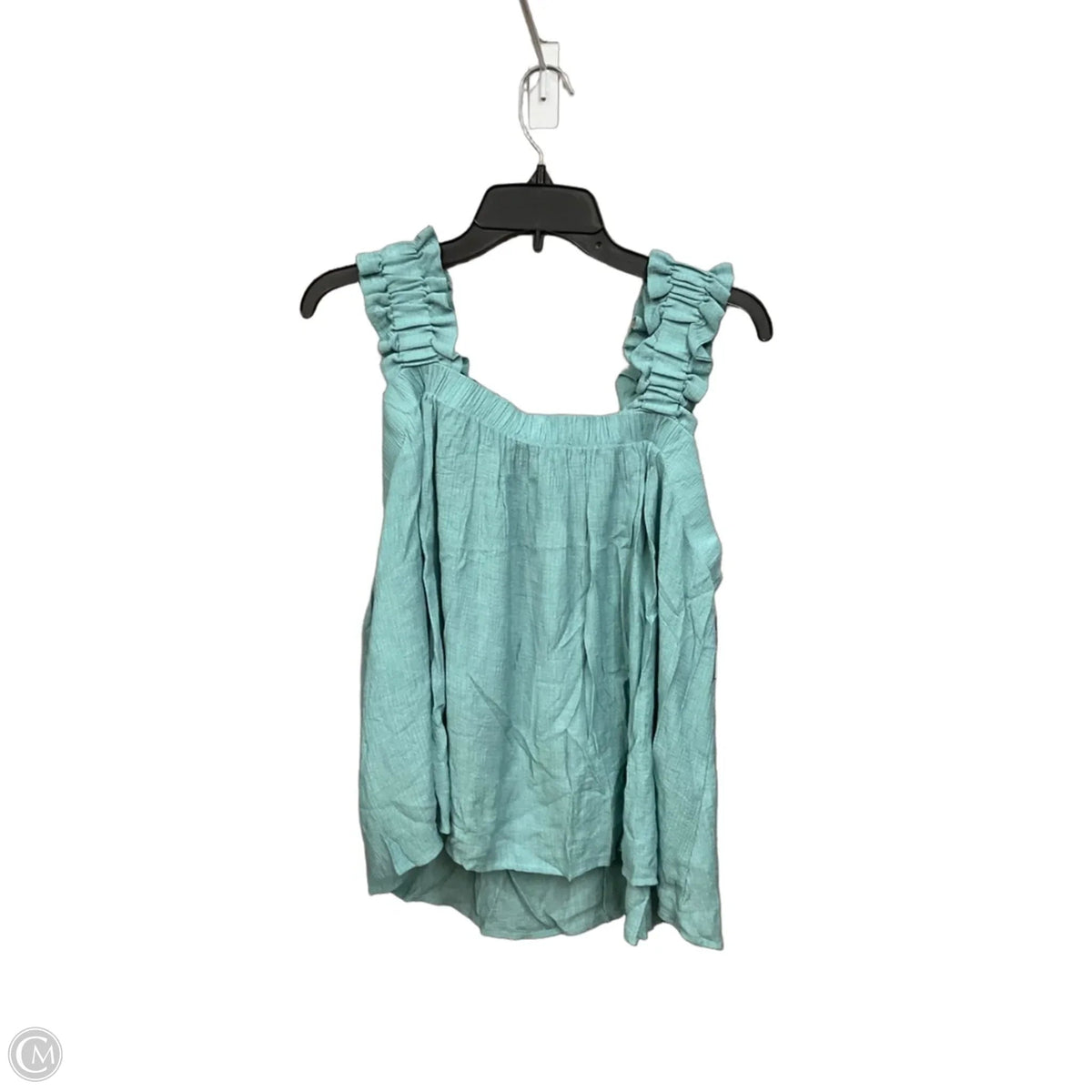 Top Sleeveless By Arula In Teal, Size: 1x