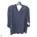 Top 3/4 Sleeve By Eileen Fisher In Blue, Size: S