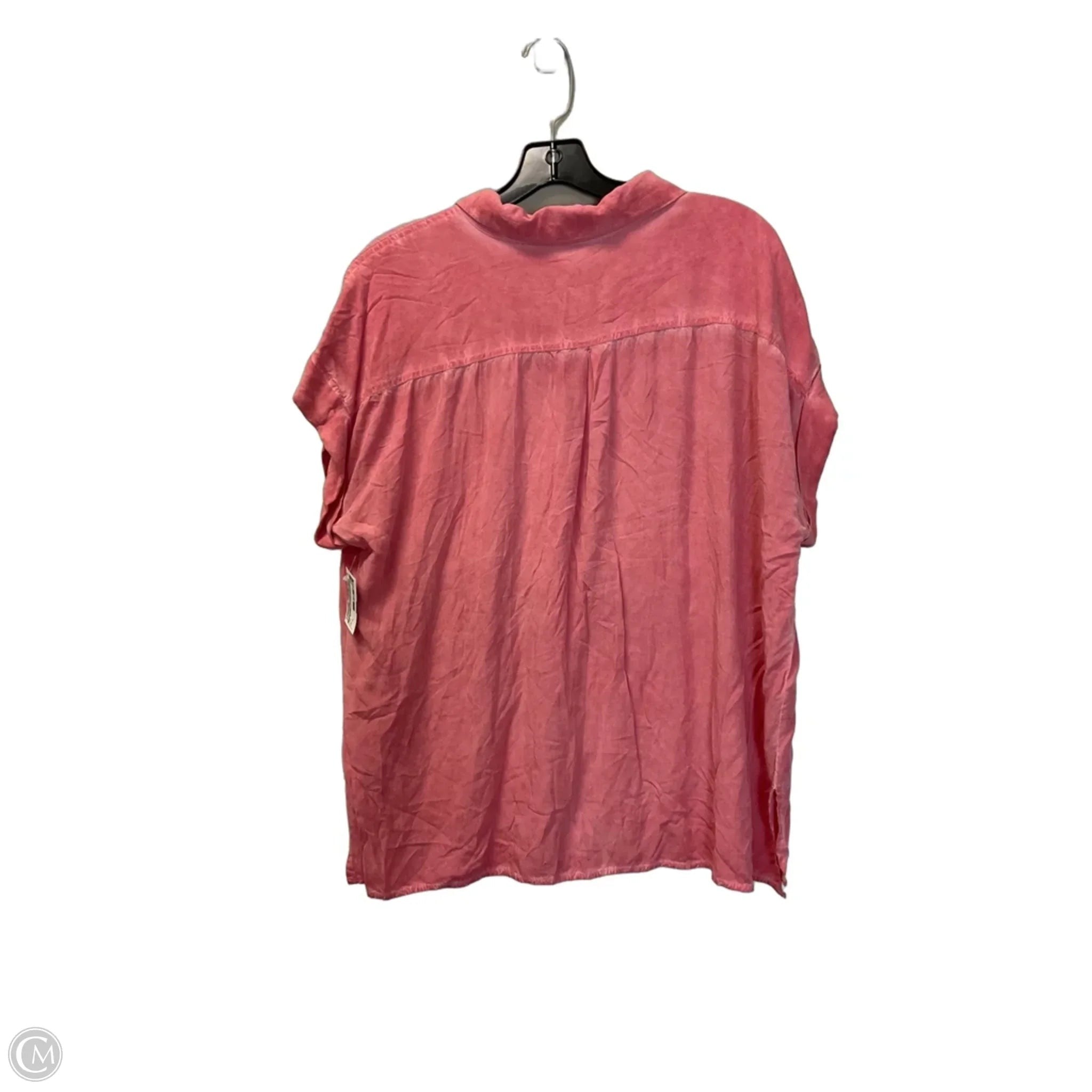Top Short Sleeve By Velvet Heart In Pink, Size: Xl