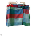 Skirt Mini & Short By Free Assembly In Plaid Pattern, Size: 16