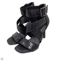 Sandals Heels Stiletto By Karl Lagerfeld In Black, Size: 8
