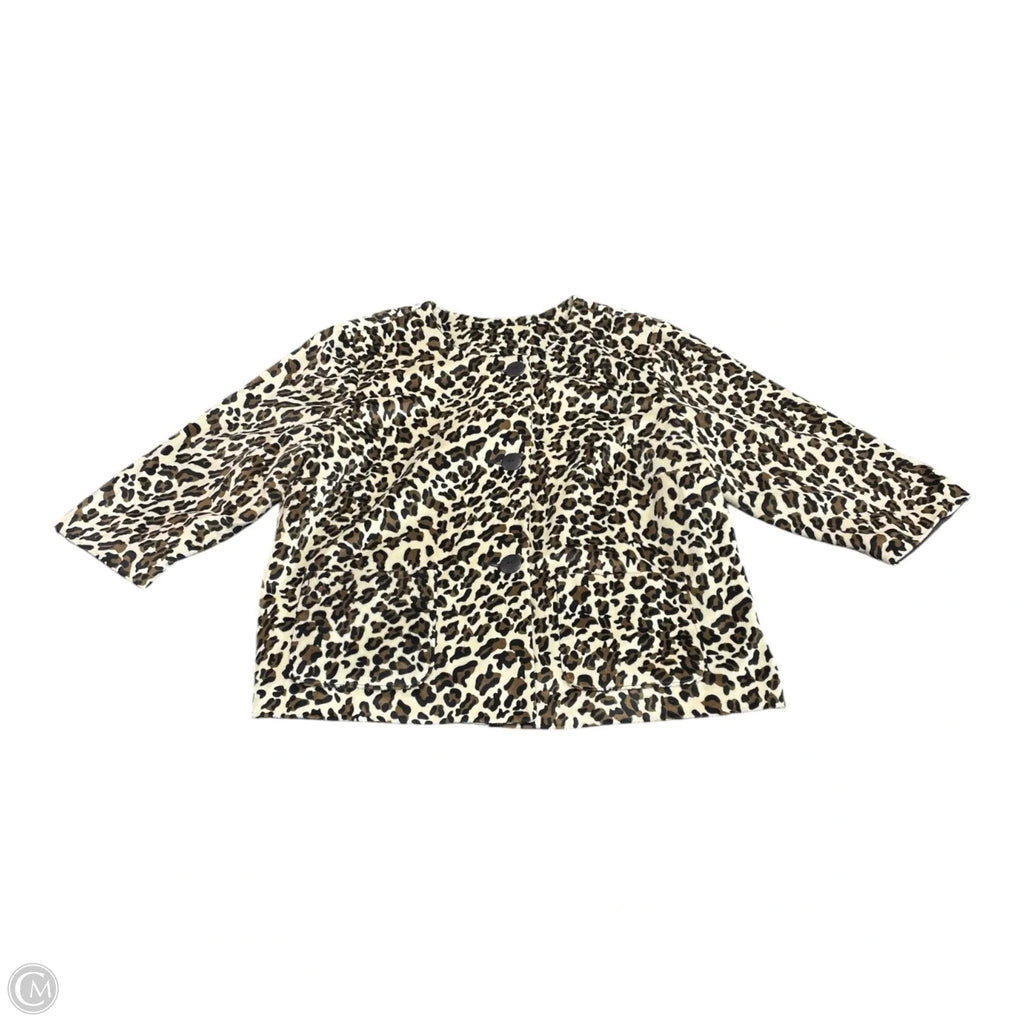 Coat Other By Clothes Mentor In Animal Print, Size: 1x