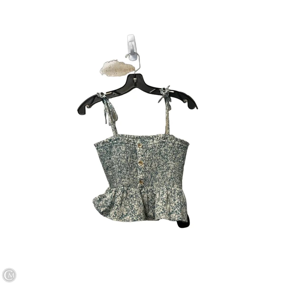 Top Sleeveless By Paper Crane In Blue, Size: M
