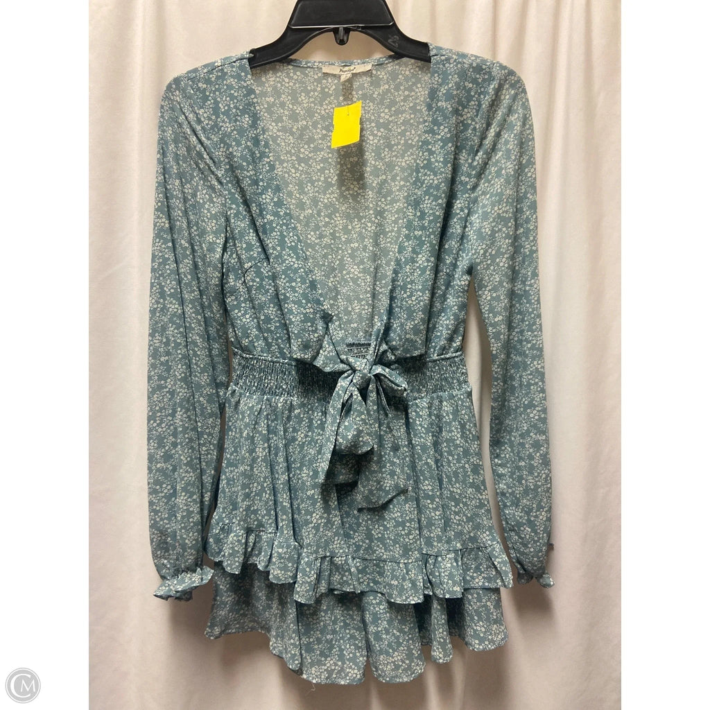 Dress Casual Short By Papaya In Blue, Size: S