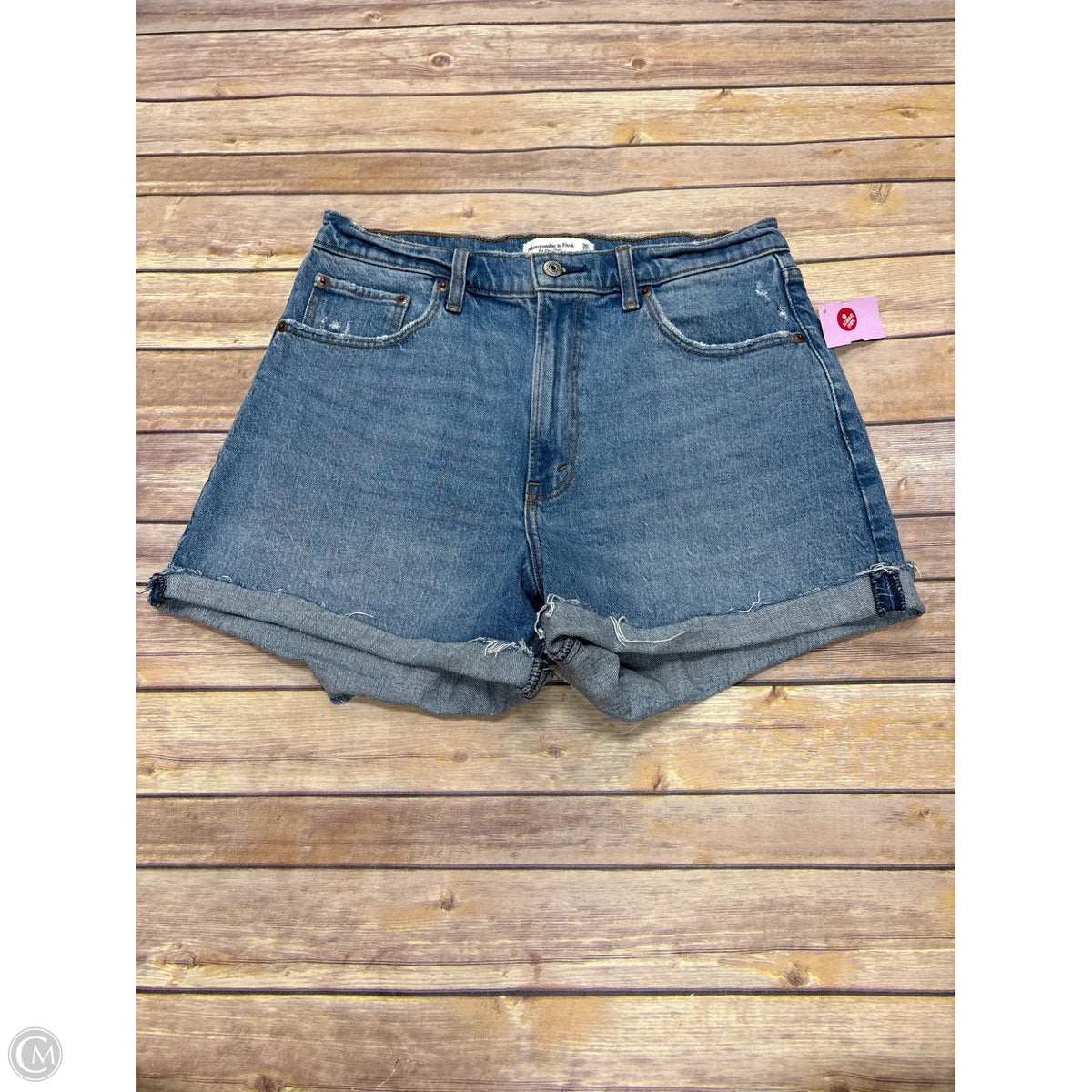 Shorts By Abercrombie And Fitch In Blue Denim, Size: 10