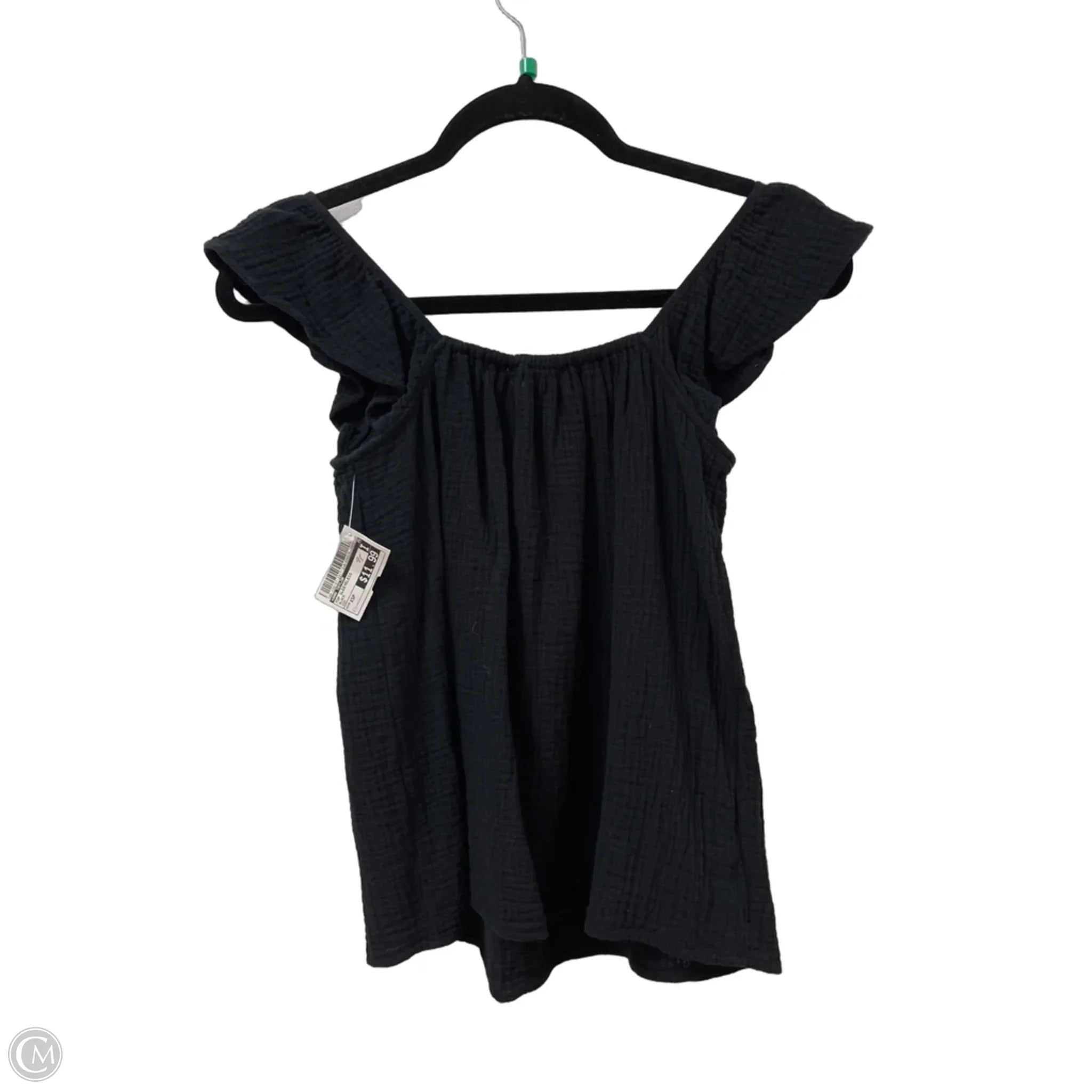 Top Sleeveless By Ann Taylor In Black, Size: Xsp