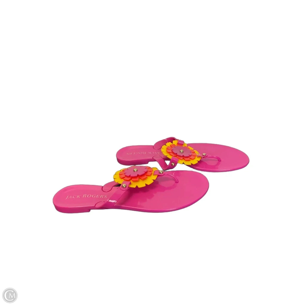 Sandals Flip Flops By Jack Rogers In Pink, Size: 9