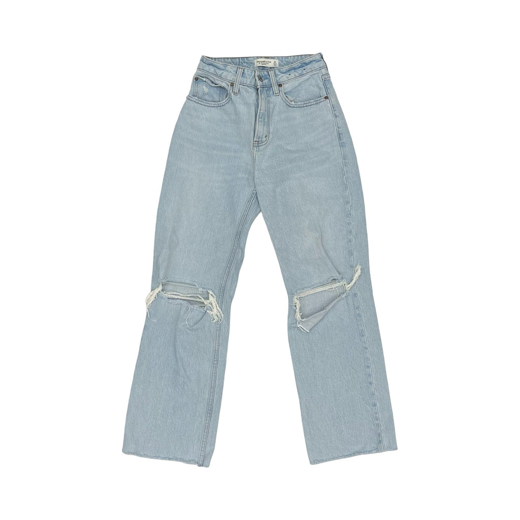 Jeans Boyfriend By Abercrombie And Fitch In Blue Denim, Size:0