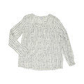 Blouse Ls By Nine West Apparel In Black & White, Size:S