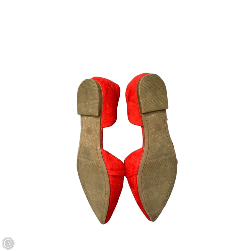 Shoes Flats By Old Navy In Red, Size: 9