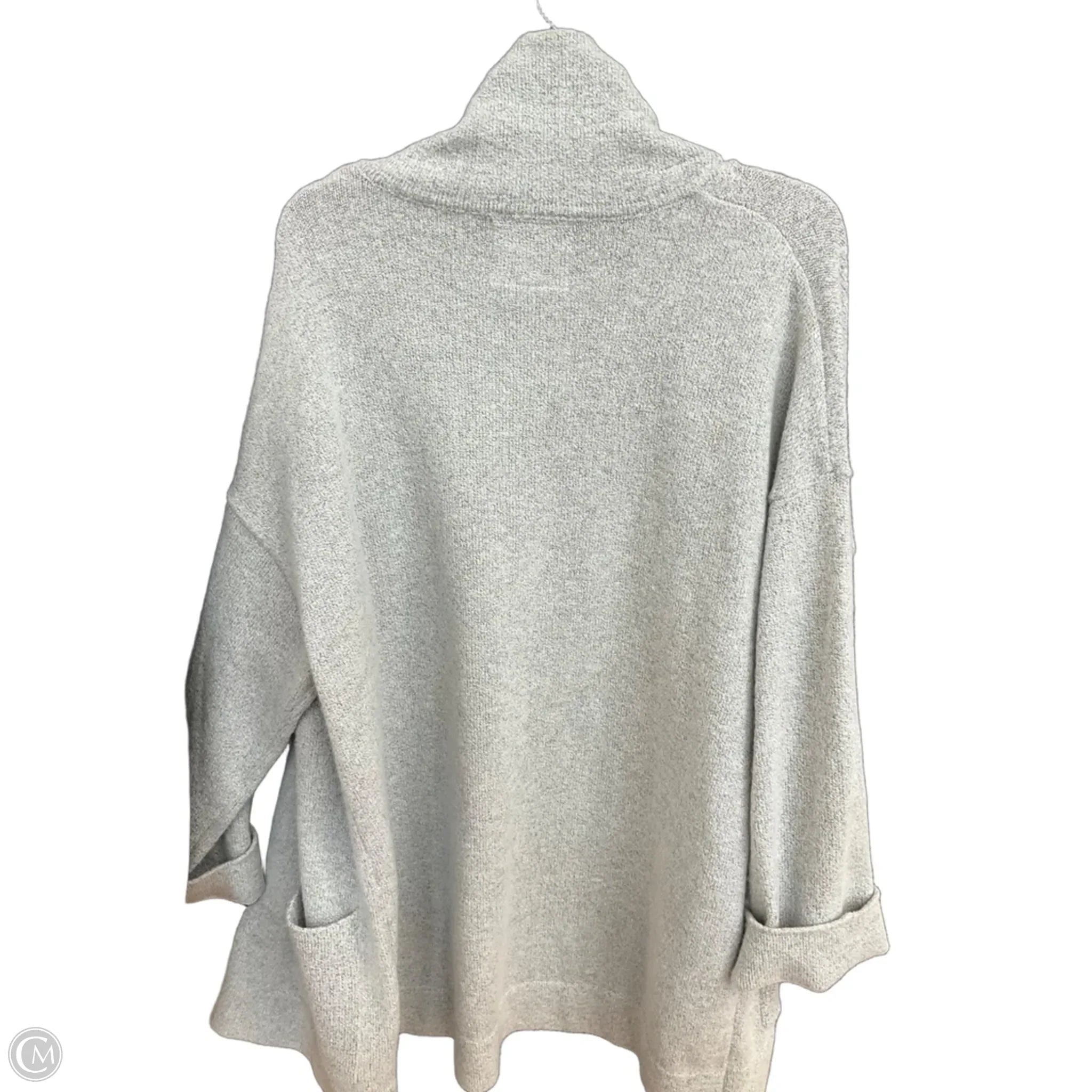 Sweater Cardigan By Thread And Supply In Grey, Size: 2x