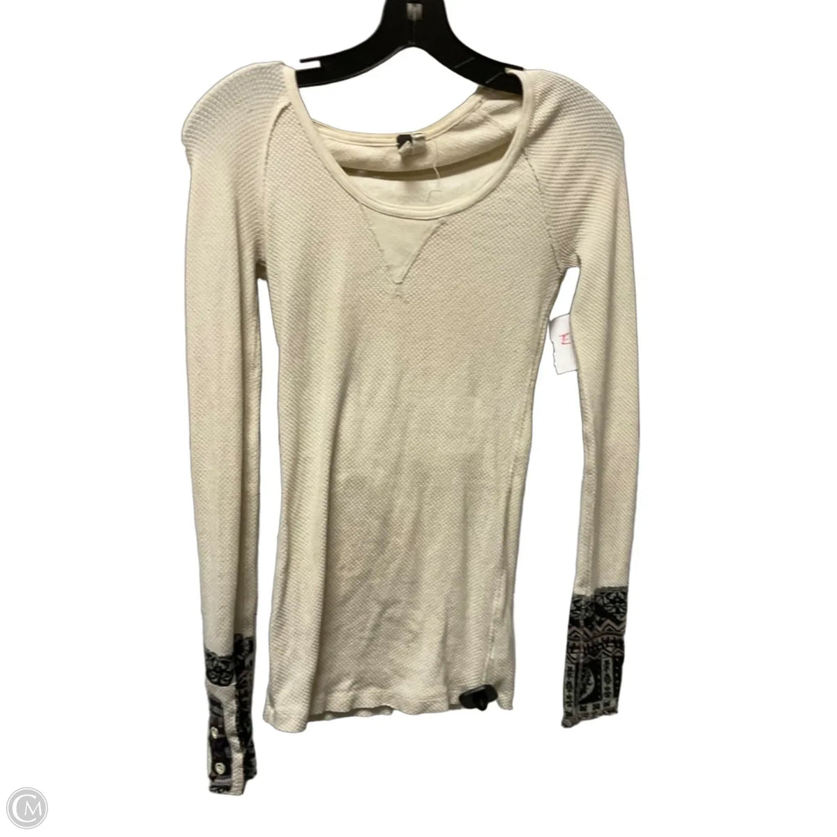 Top Long Sleeve By We The Free In Cream, Size: S