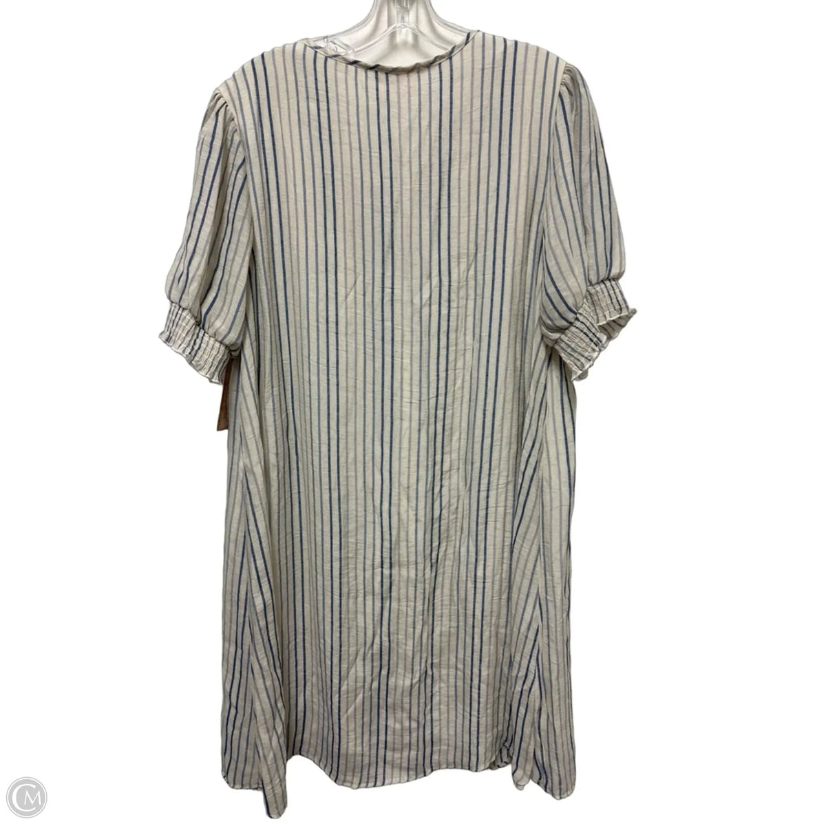 Dress Casual Midi By Indigo Rose In Striped Pattern, Size: L