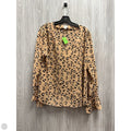 Top Long Sleeve By A New Day In Animal Print, Size: Xl