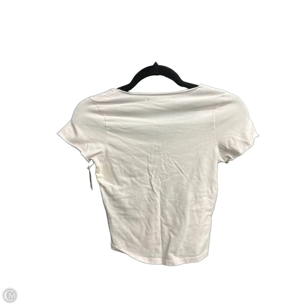Top Short Sleeve By Brandy Melville In Pink, Size: S