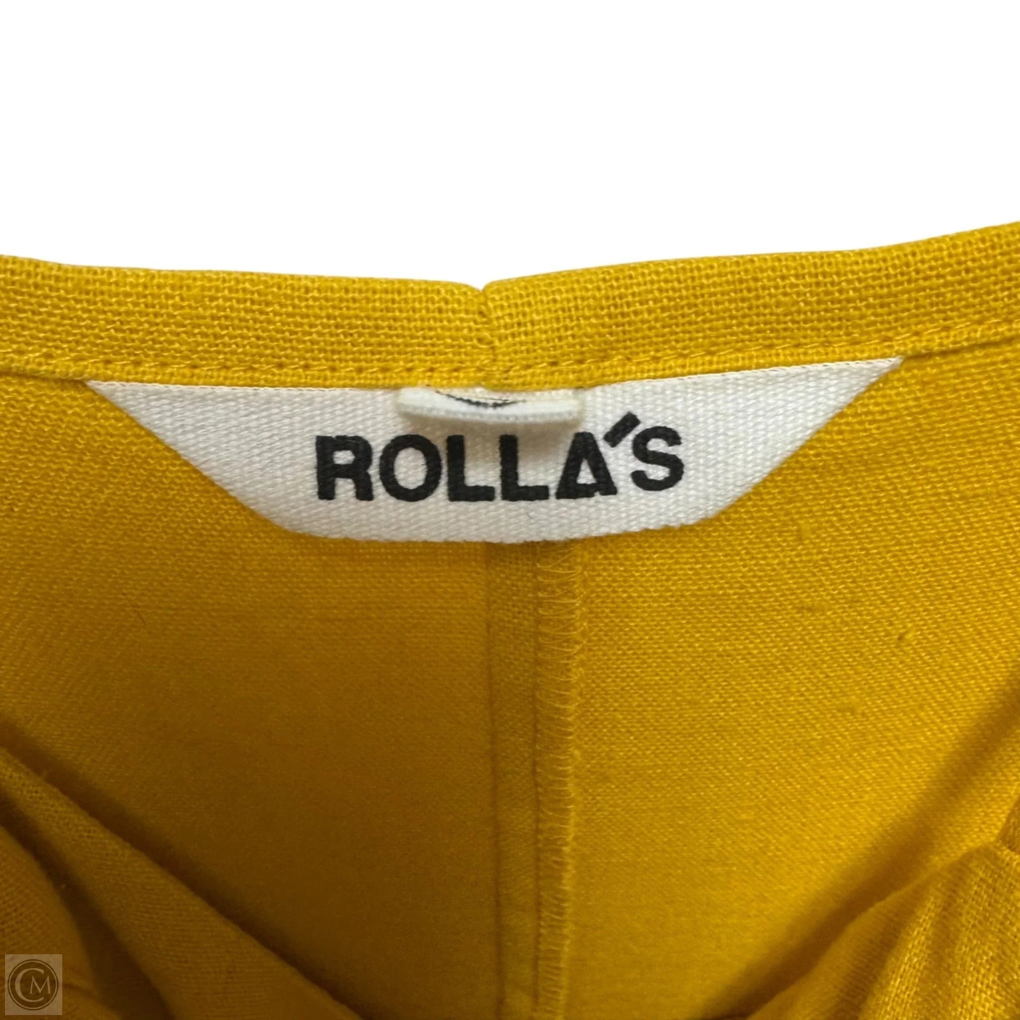 Eve Linen Dress By Rollas In Yellow, Size: 10