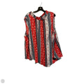 Top Sleeveless By Cato In Blue & Red, Size: 26