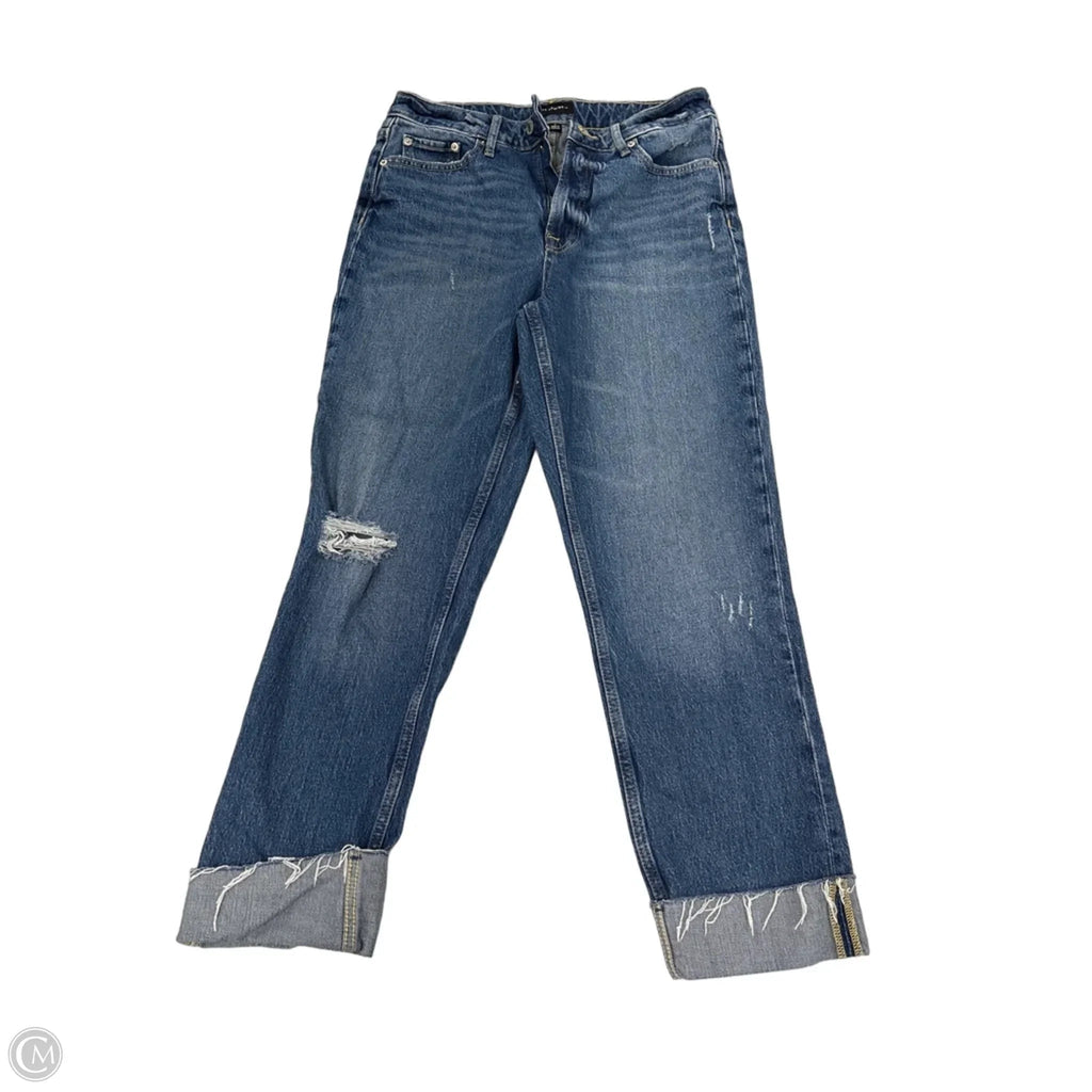Jeans Straight By Free Assembly In Blue Denim, Size: 6