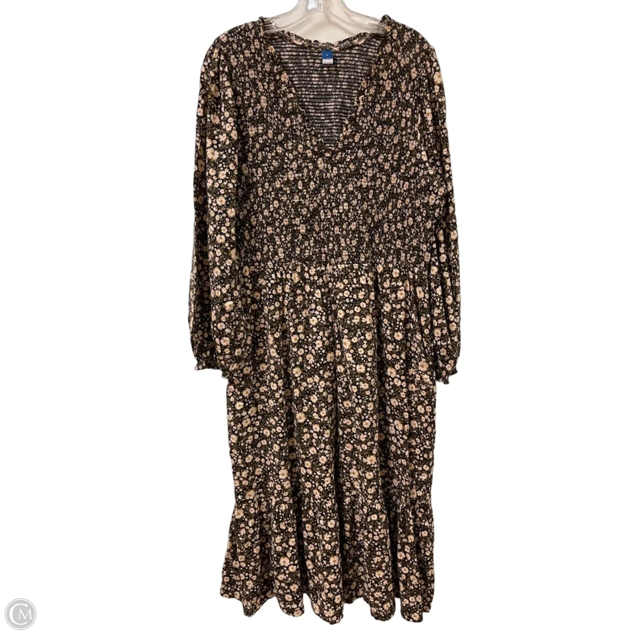 Dress Casual Maxi By Old Navy In Floral Print, Size: Xl