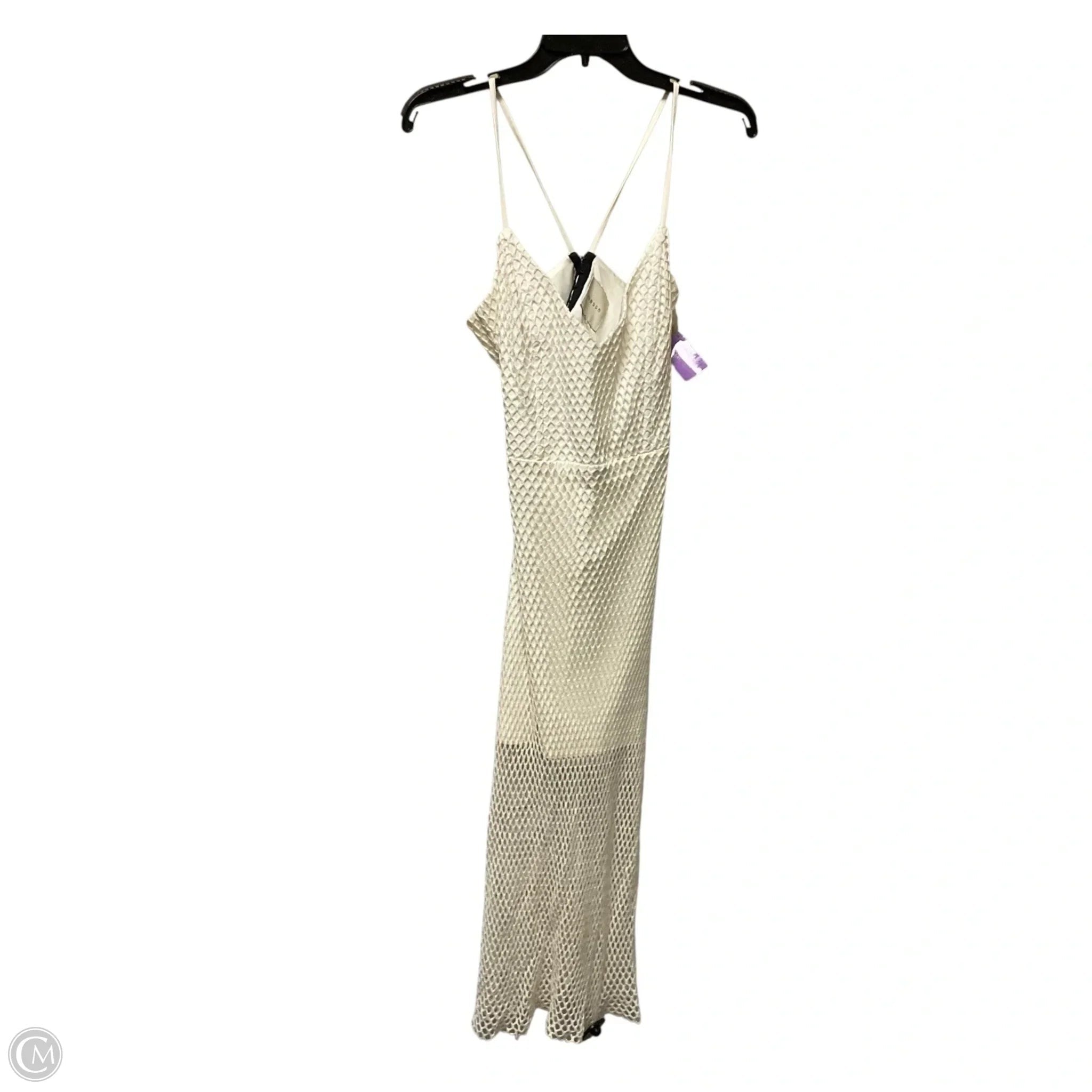Dress Casual Maxi By Clothes Mentor In White, Size: 4