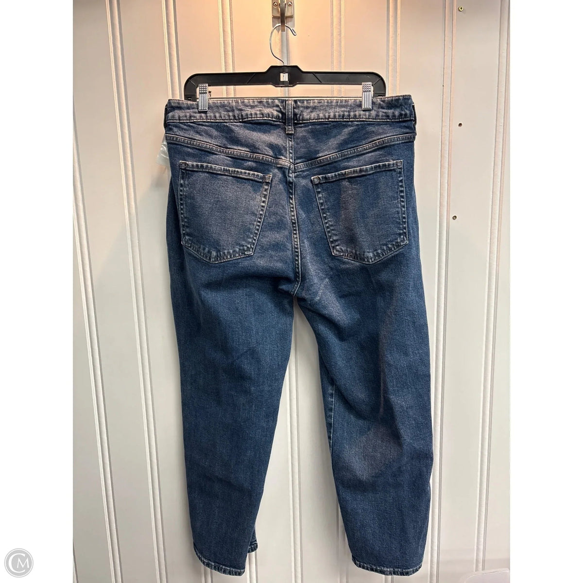 Jeans Straight By Old Navy In Blue Denim, Size: 16