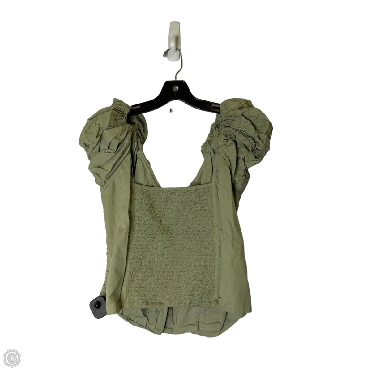 Blouse Short Sleeve By Abercrombie And Fitch In Green, Size: Xl